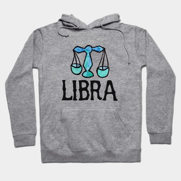 Libra scales Hoodie by bubbsnugg